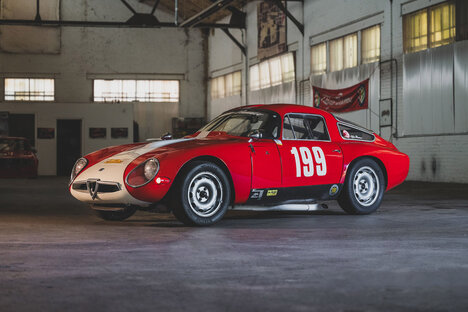 1964 Alfa Romeo Giulia TZ-1 Double Bubble Race Car 1964 Alfa Romeo Giulia TZ-1 Double Bubble Race Car