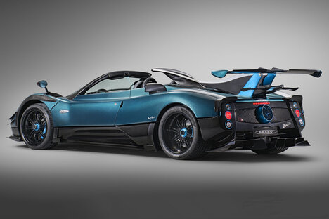 Pagani Unico Blue Carbon Zonda Roadster Pagani Unico Blue Carbon Zonda Roadster