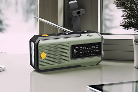 Preppi Solar-Telefonladegerät und Notfallradio