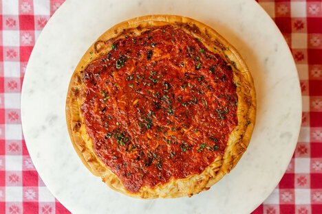 Rupiani's Authentic Chicagoan Deep Dish Pepperoni Pizza