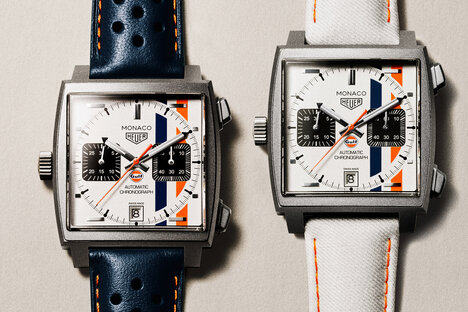 TAG Heuer Monaco Chronograph x Gulf Watch TAG Heuer Monaco Chronograph x Gulf Watch