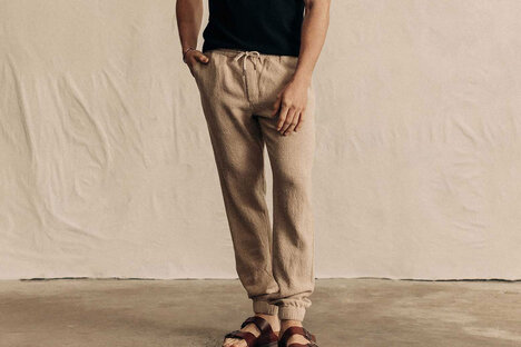 Taylor Stitch Linen Tweed Apres Pants