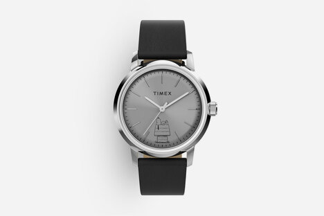 Timex x 花生漫画 Marlin 自动 75 周年纪念版手表