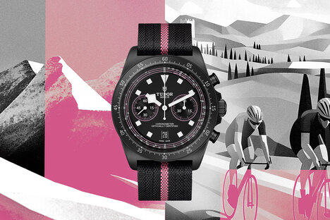 帝舵 Pelagos FXD Chrono 粉红腕表