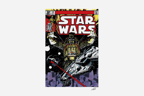 Stan Lee-Signed Star Wars #52 Comic Print Stan Lee-Signed Star Wars #52 Comic Print