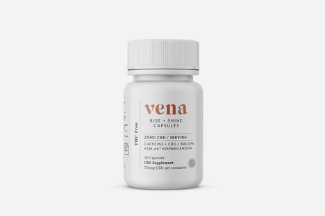 Vena Rise + Shine Energy CBD Capsules
