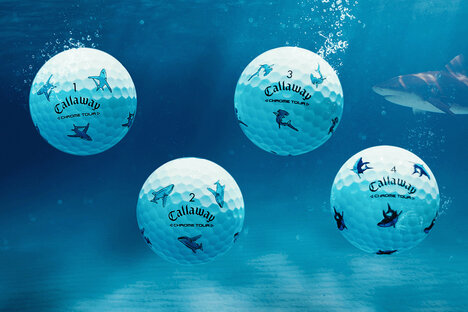 Callaway Chrome Tour Sharks Golf Balls
