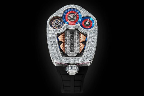 The Jacob & Co. Bugatti Tourbillon Baguette Watch The Jacob & Co. Bugatti Tourbillon Baguette Watch
