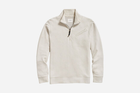 Billy Reid Quilted Half Zip