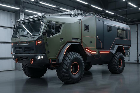 Motomuzi Off-Road Camper Van Concept Motomuzi Off-Road Camper Van Concept