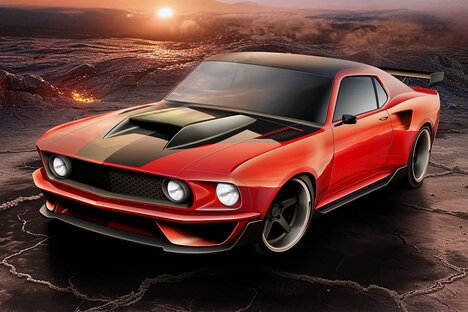 Trick Rides Scorched 1969 Mustang Restomod