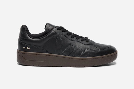 VEJA V-90 Full Black Eagle Sneakers