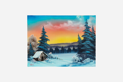 Bob Ross Public Broadcasting Auction Bob Ross Public Broadcasting Auction