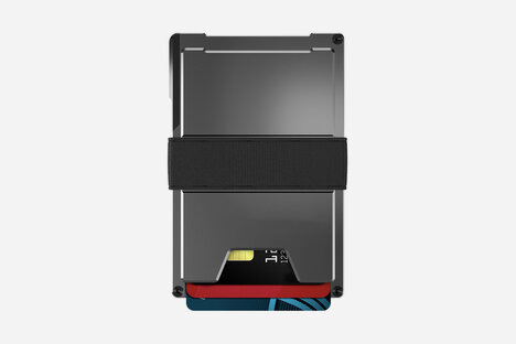 Statik Black Aluminum Wallet