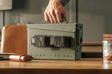 Klaro 30 Caliber Smoke Can Humidor