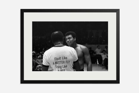 Muhammad Ali Float Like A Butterfly Framed Print