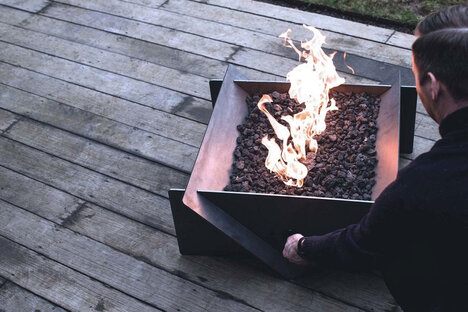 Stahl Gas Firepit