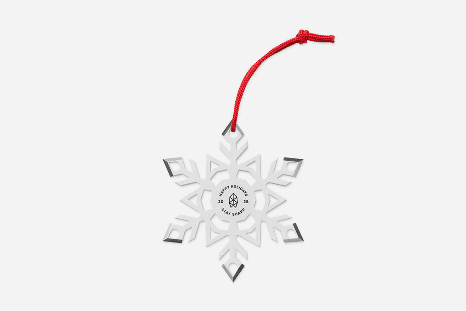 James Brand Throwflake Christmas Ornament