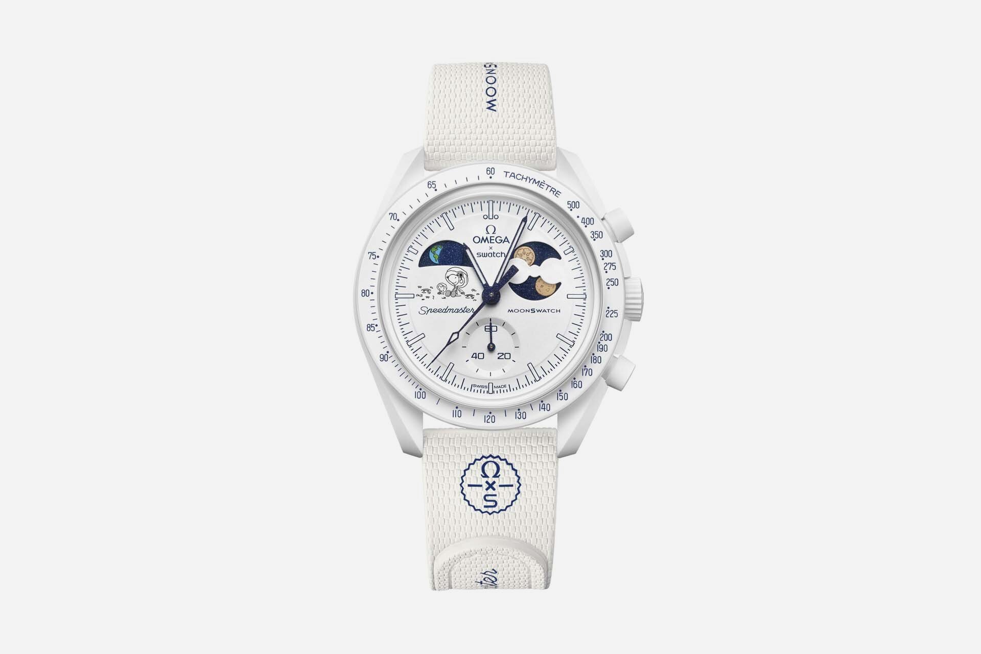Omega x Swatch MoonSwatch Mission to Earthphase Cold Moon Watch