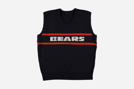 Mike Ditka's Game-Worn Super Bowl Sweater Vest