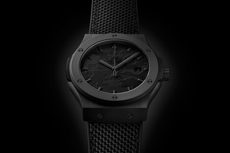 Hublot x Yohji Yamamoto Classic Fusion All Black Camo Watch