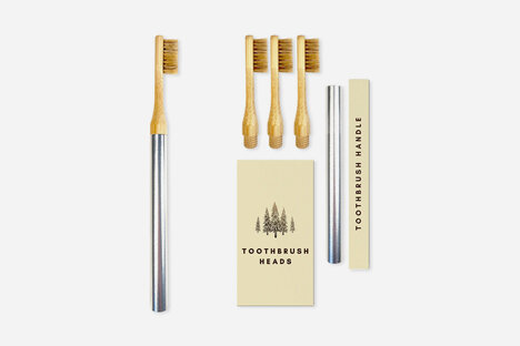 Nathan & Sons Boars Hair Toothbrush Kit