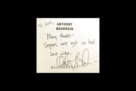 Bourdain's Kitchen Confidential Signed First Edition