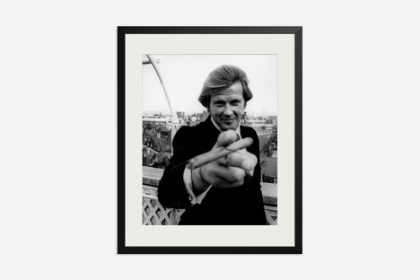 Roger Moore 1972 Bond Announcement Photo
