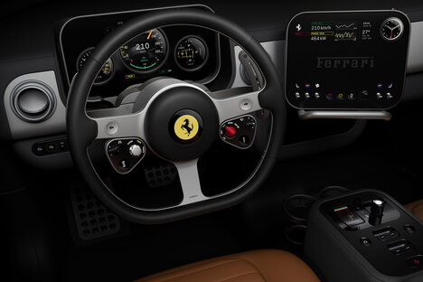 Jony Ive-Designed Ferrari Luce Interior & Interface
