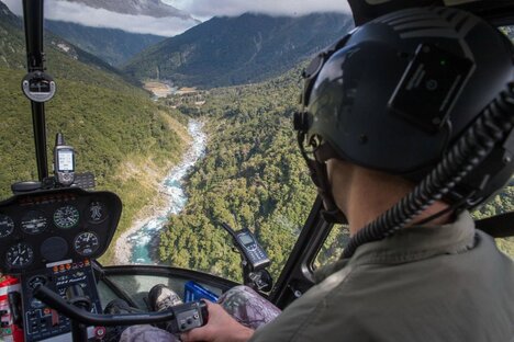 Heli-fishing at Cedar Lodge