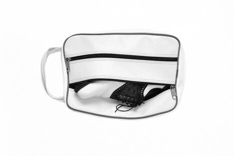 Jones Golf Classic White Shoe Bag