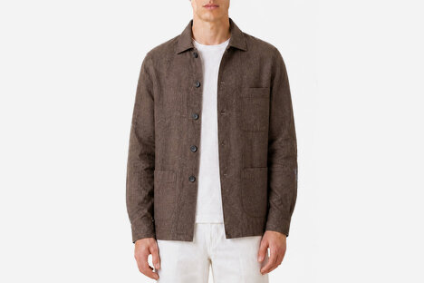 Luca Faloni Linen Overshirt