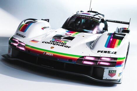 Porsche 963 Apple Computer Race Car