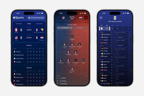 Apple Sports App World Cup Features