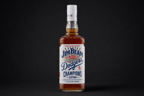 Jim Beam Dodgers Champions Edition Bourbon Set