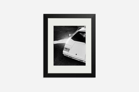Lamborghini Countach in LA Framed Print