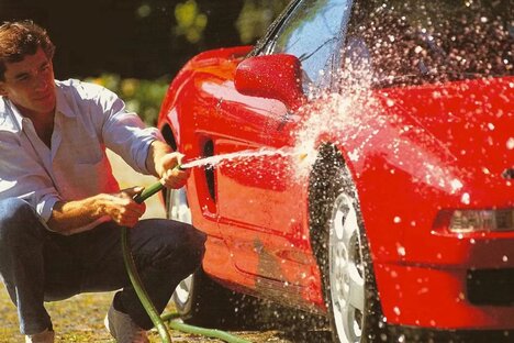 Ayrton Senna's 1991 Honda NSX Coupe