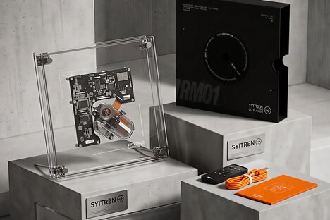 SYITREN RM1 Transparent CD Player