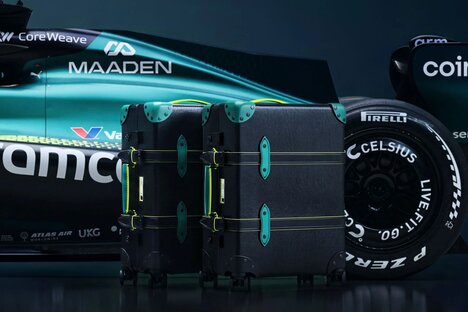 Globe-Trotter x Aston Martin Aramco F1 Carry-On
