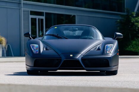 One-of-One Ferrari Enzo Matte Nero Opaco