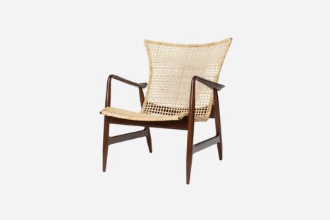 Kofod Larsen Lounge Chair in Cane