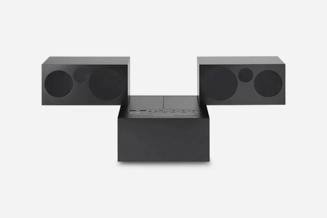 Brionvega RR231 Black Edition Totem Stereo System