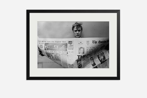 Caine Keeping Up Framed Print