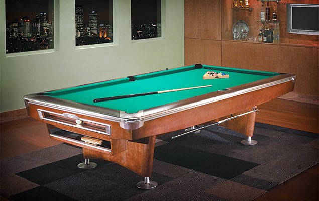 Brunswick Gold Crown V Pool Table | Uncrate