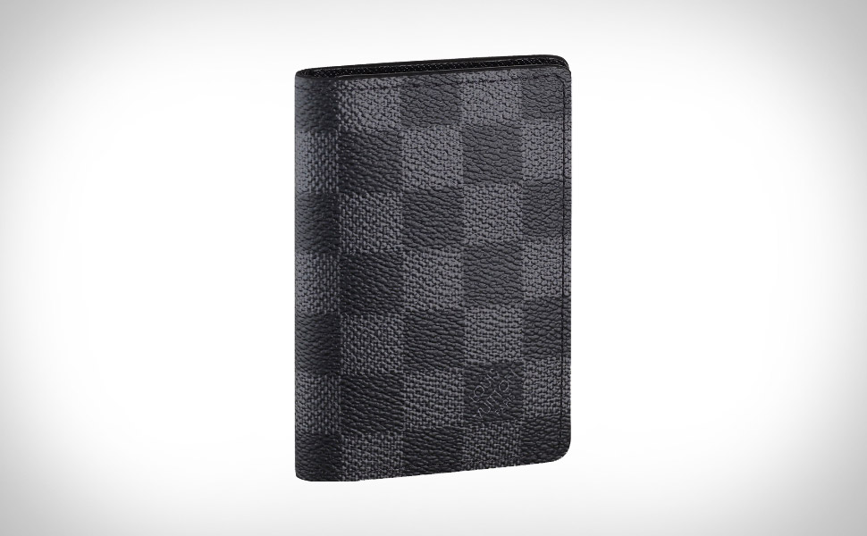 Louis Vuitton Pocket Organizer Damier Graphite Map Black Lining in Coated  CanvasLouis Vuitton Pocket Organizer Damier Graphite Map Black Lining in  Coated Canvas - OFour