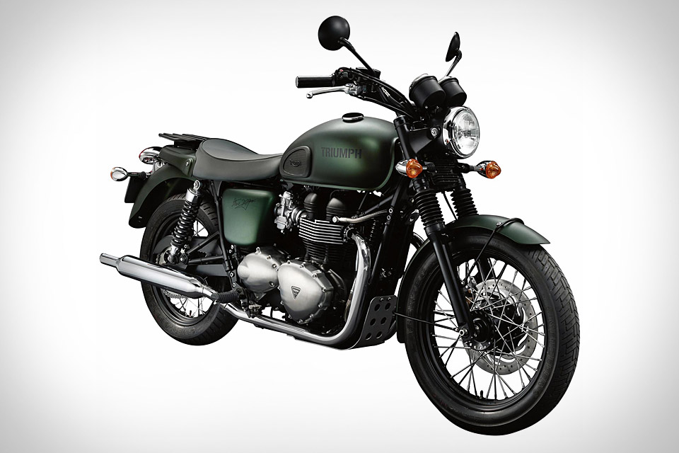 Triumph Bonneville T100 Steve Mcqueen Edition Motorcycle Uncrate