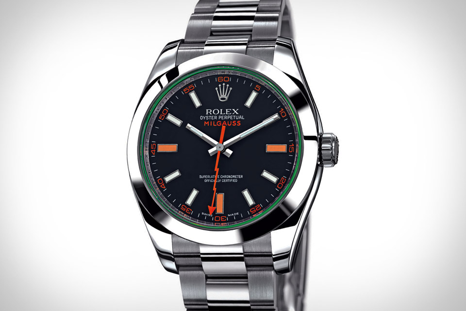 chauffør Diligence Pak at lægge Rolex Milgauss Watch | Uncrate