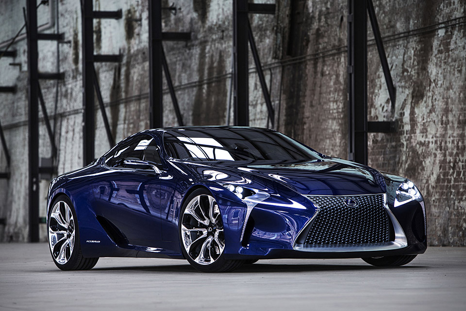 Концепт Lexus LF-LC Blue