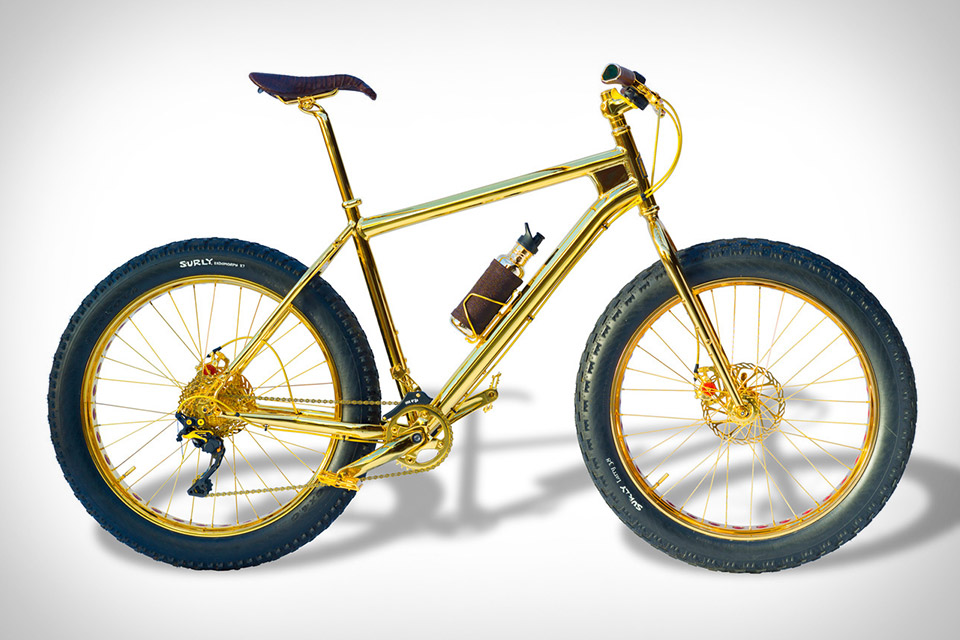 Solid Gold Mountain Bike