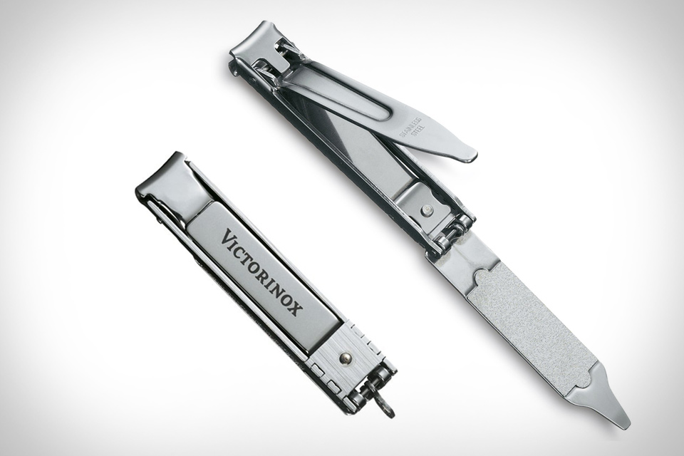 Swiss Army Victorinox Nail clippers with nail file, stainless, in